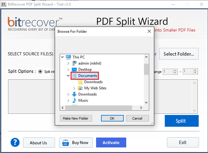 save PDF file