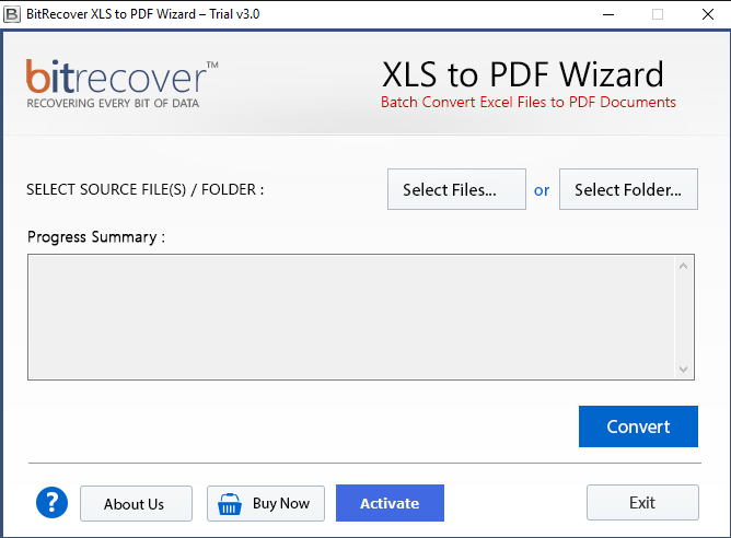 B-PDF XLS to PDF Converter
