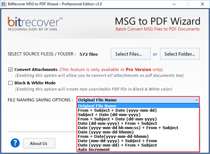 save msg as pdf